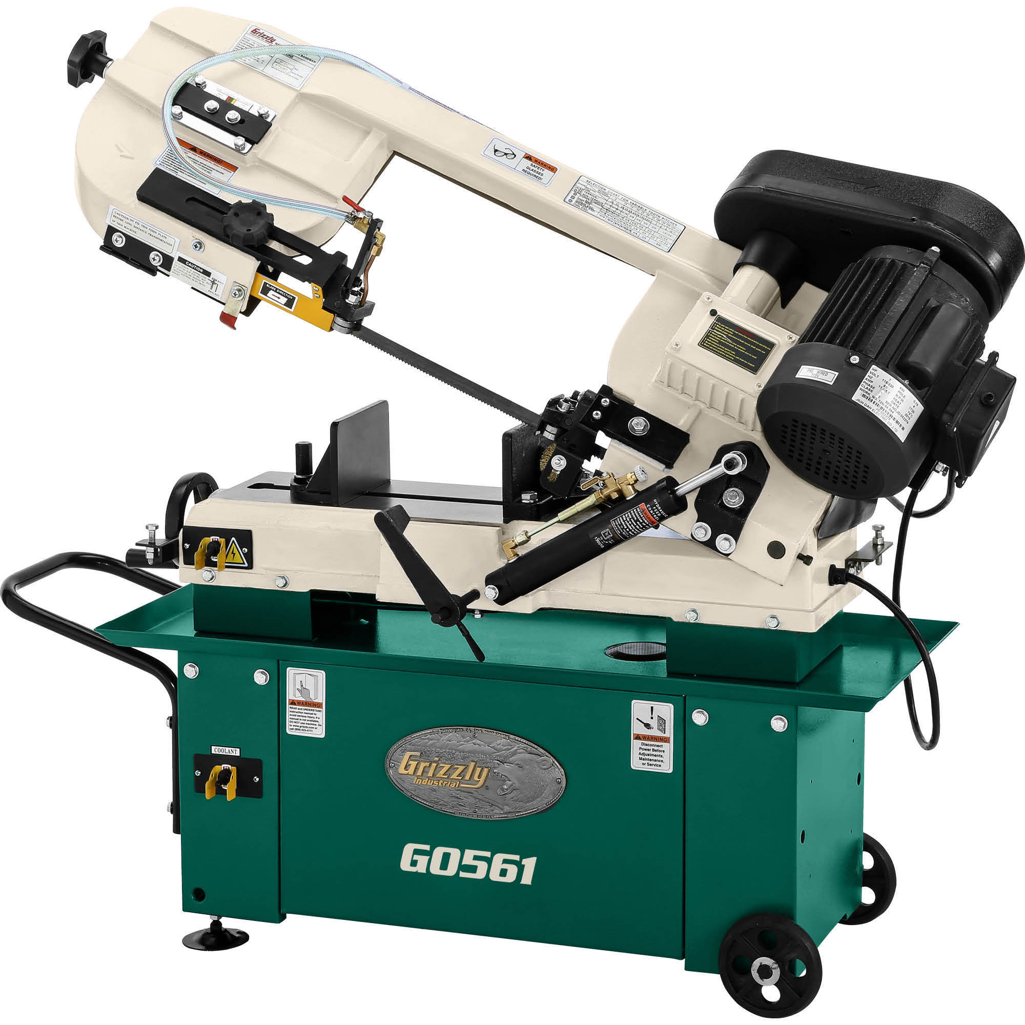 Grizzly G0561 - 7" x 12" 1 HP Horizontal Metal Cutting Bandsaw